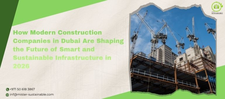 Modern construction company in Dubai working on commercial and residential building projects with advanced engineering solutions
